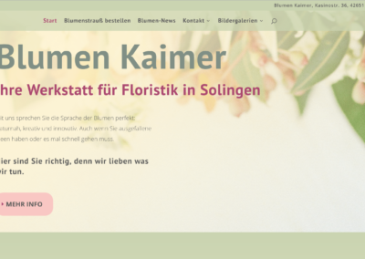 Blumen Kaimer in Solingen