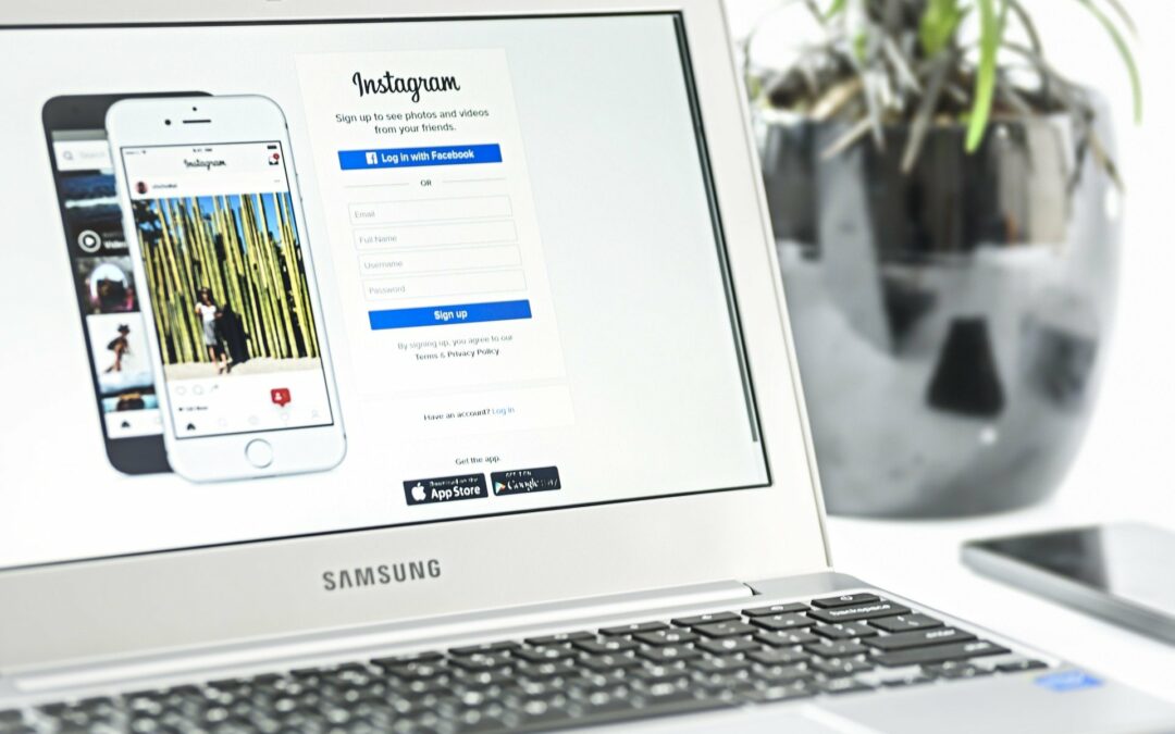Instagram Am Laptop